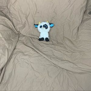 Sparkly eye cow plush